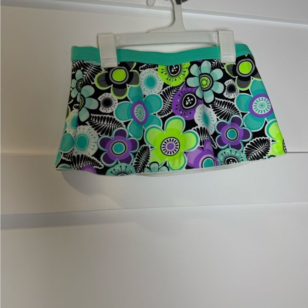 Swim skirt coverup Floral Kids Skirt - Multicolor Size 12